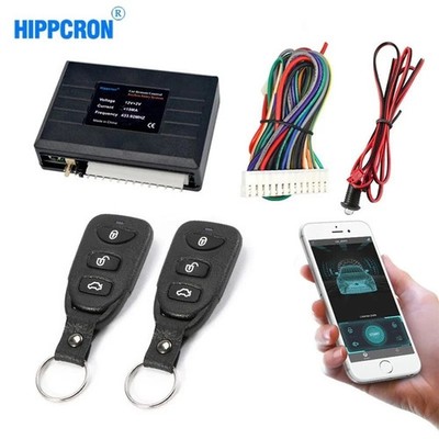 Universal Auto Alarmanlagen Auto Fernbedienung Zentral Kit Türschloss Schlüssellos APP mit R