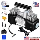Heavy Duty Portable Air Compressor Car Tire Inflator Electric Pump Auto 12V
