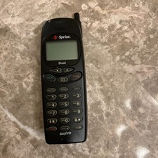 Vintage Sanyo Dual Band For Sprint PCS Model SPC-3000 Cell Cellphone Untested