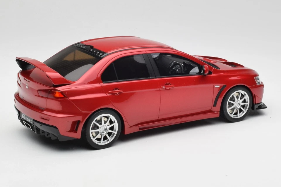 OT1084 Mitsubishi Lancer Evo X FQ 400 Red Otto 1/18 - Imagen 2 de 4