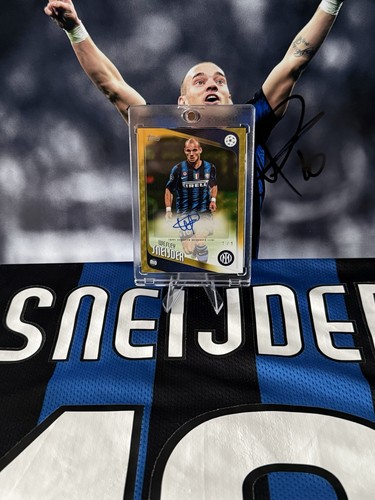 Wesley Sneijder Topps 2025-26 UEFA Club Competitions Auto 1/1 BA-WS ONE OF ONE 