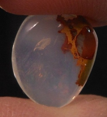4.40ct Rare Fire Opal cool inclusion High Transparency Jewelry Gemstone Polished