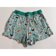 Little Sleepies Sushi Bamboo Pajama Shorts Size Small
