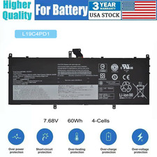 7.68 L19C4PD1 60WH BATTERY FOR LENOVO IDEAPAD YOGA 6-13ARE05 6-13ALC6 C640-13IML