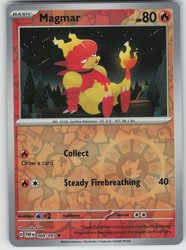 Magmar 009/091 Reverse Holo Common Paldean Fates