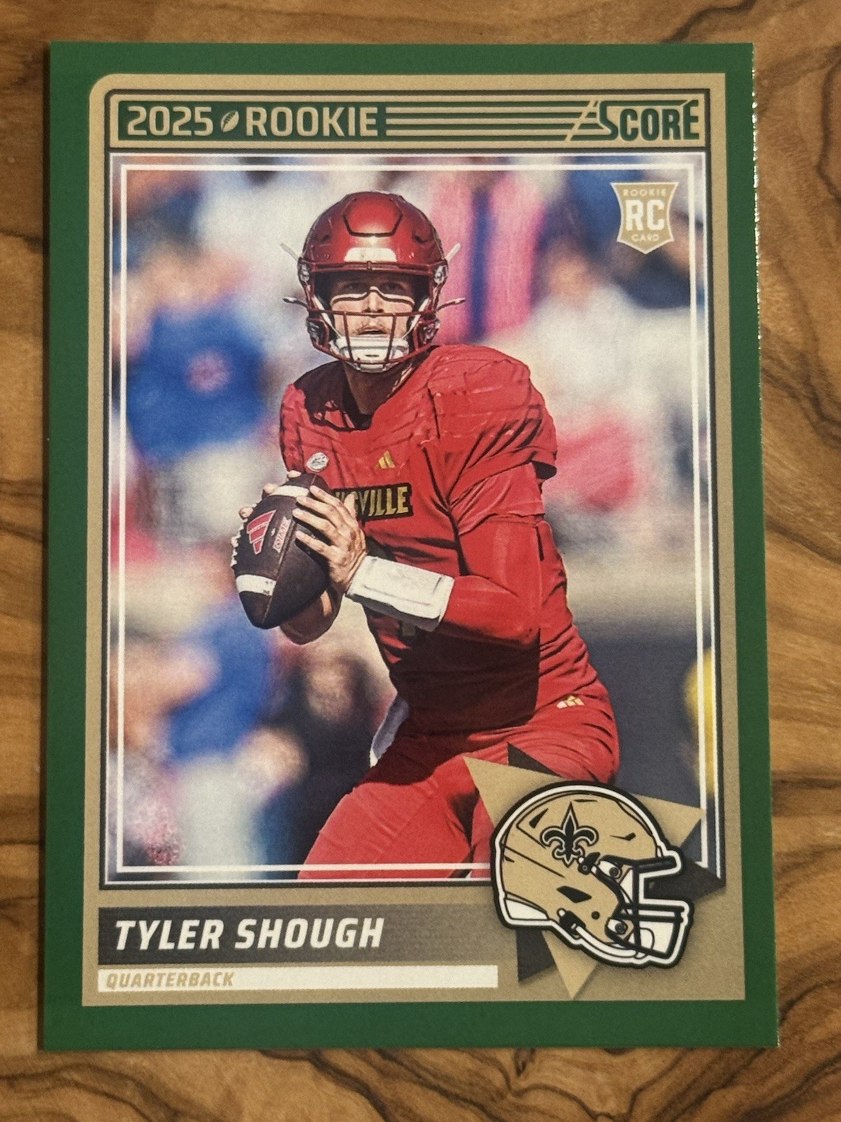 2025 Score - Rookies Tyler Shough #71 Green (RC)