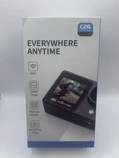 Dual Screen Action Camera C26 Model 4K 30FPS Splash proof YW