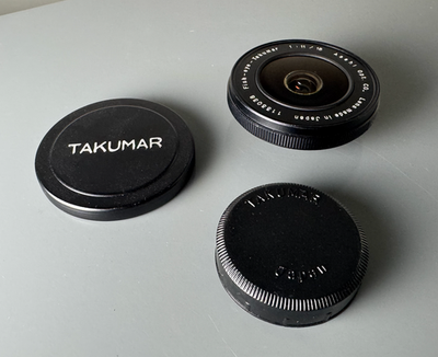 Pentax Fish Eye Asahi Takumar 18mm F11 M42 Mount LENS Near MINT