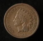 USA 1865 Indian Head Penny - WEAK 18 WOW