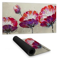 Begin Home Decor C1DM1531RR42A7 16 x 32 in. Contemporary Floral Desk Mat - Th...