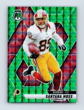 2025 Panini Mosaic #210 Santana Moss Mosaic Green