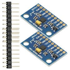 2 Pcs MPU6500 6-Axis Gyroscope Accelerometer Sensor Module Replace MPU6050 6-...