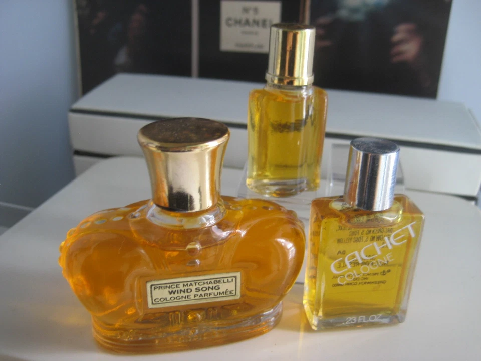 🎁3x Perfume Aviance colonia Prince Matchabelli Wind Song 1/4 de colección 1 oz Foto 2 de 4