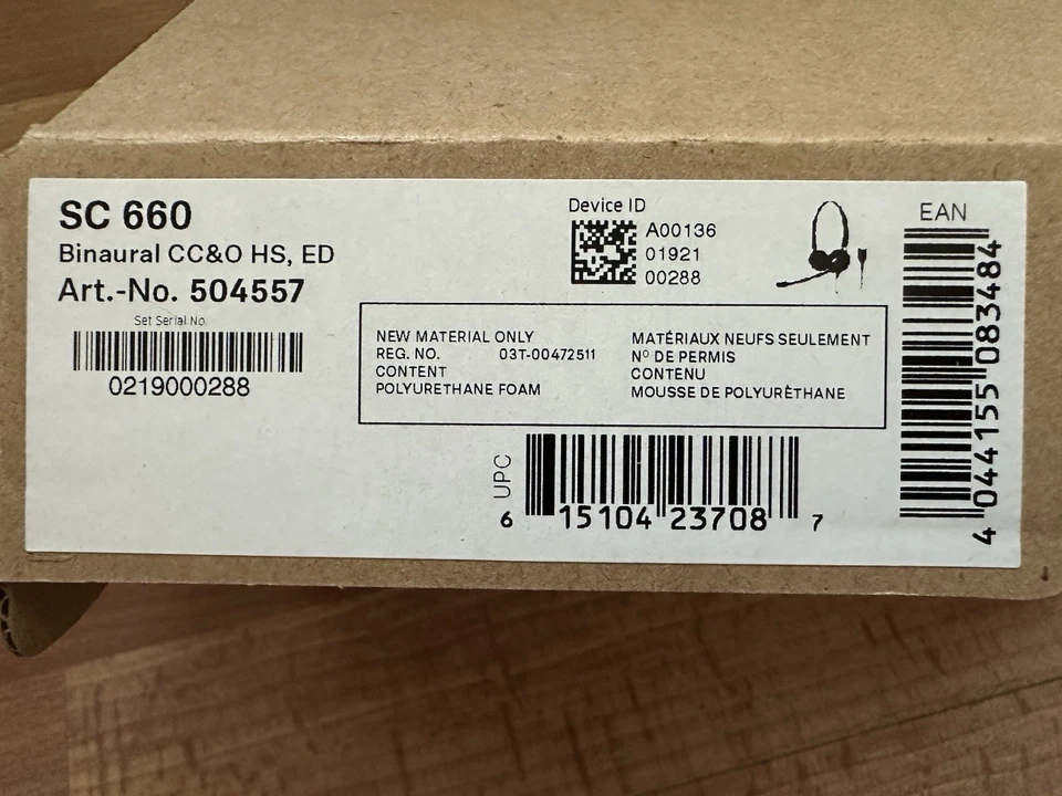 EPOS Sennheiser SC 660 Profi-Headset kabelgebunden Ultra-Noise-Cancelling Mikro - Bild 4 von 4