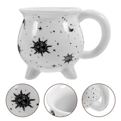 Keramik Tasse Dekorativer Trinkbecher Keramikbecher Einzigartige Kaffeetassen - Bild 1 von 4