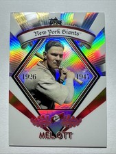 2009 Topps - Legends Chrome Platinum Refractor Mel Ott PR-11