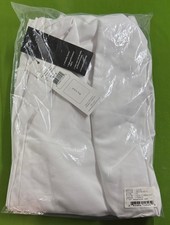 Grey's Anatomy Scrubs PANTS medium White 4232 women 5 pocket Drawstring