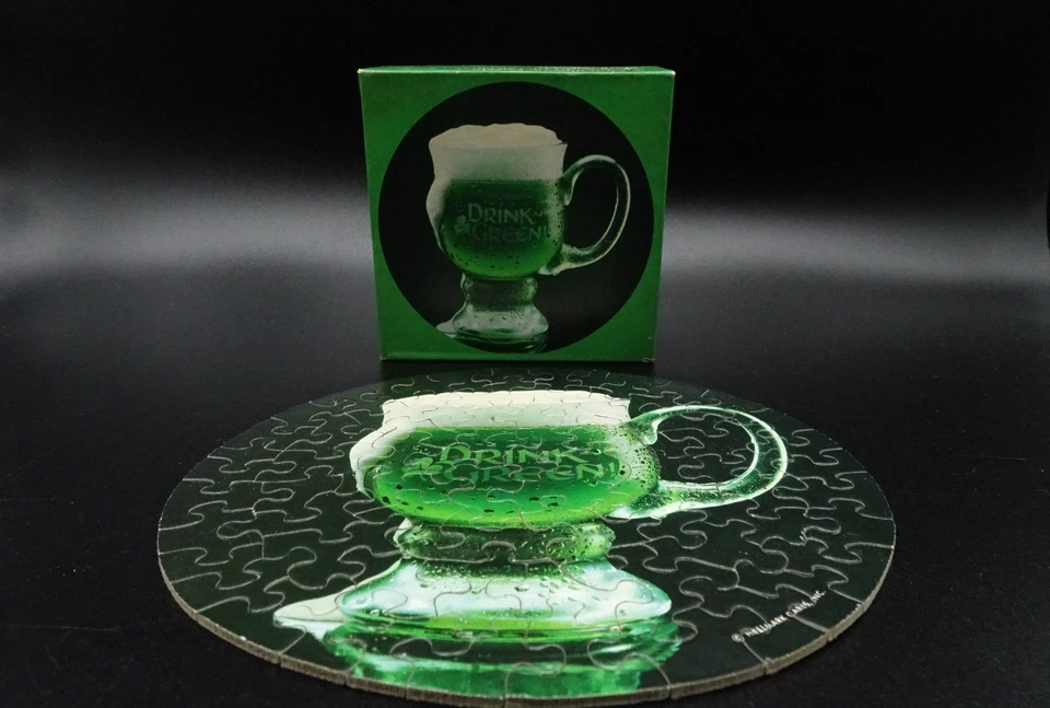 Vtg 1981 Springbok Mini Puzzle "Eat🍀Drink🍺and Be🍀IRISH!" Complete PZL7194 - Image 3 of 4