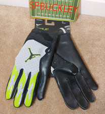 NIKE JORDAN VAPOR JET 6.0 NFL SEATTLE SEAHAWKS #33 JAMAL ADAMS FOOTBALL GLOVES