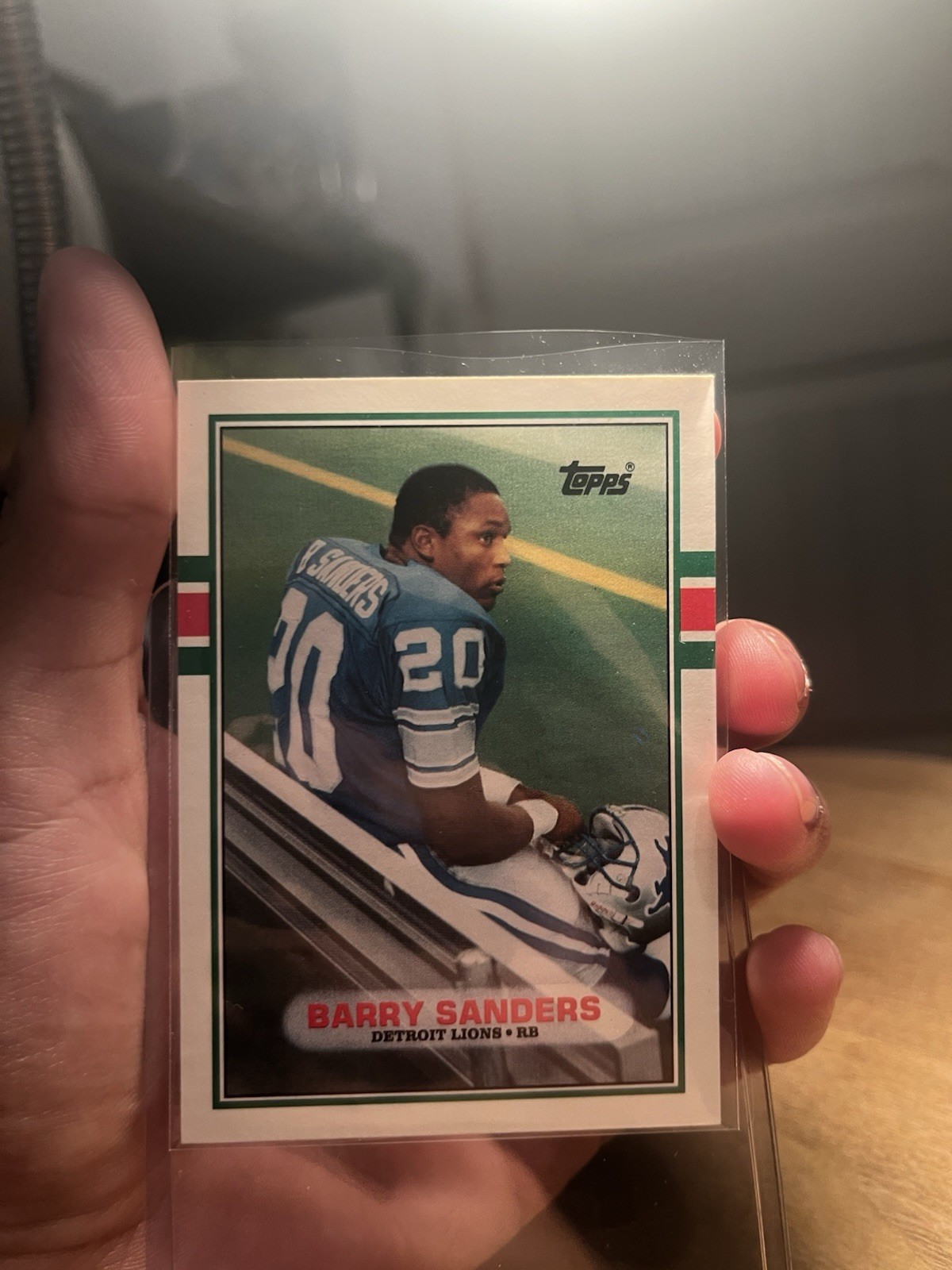 Topps 1989 Topps Traded Football Barry Sanders Detroit Lions #83T Card
