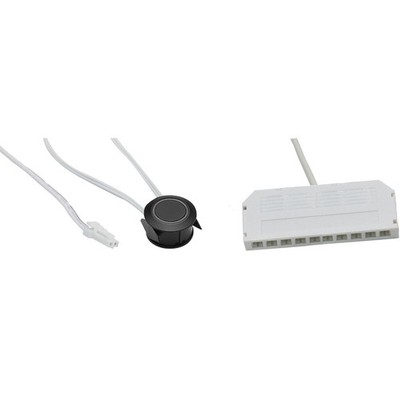 Domus Line Sensorschalter Touch Dimmer Lichtfarbe, Alu schwarz
