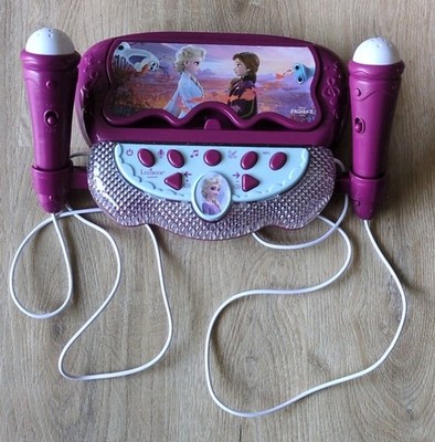 Lexibook Disney Frozen Karaoke Mikrofon Set mit Lichteffekte Lautsprecher Kinder