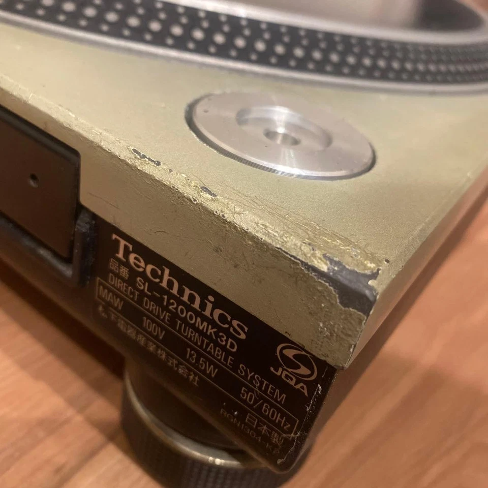 Technics SL-1200MK3D Schwarz Plattenspieler mit Tonabnehmer - Bild 2 von 4