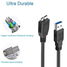 USB 3.0 Lead Cable For WD Seagate Toshiba Samsung Portable External Hard Drive