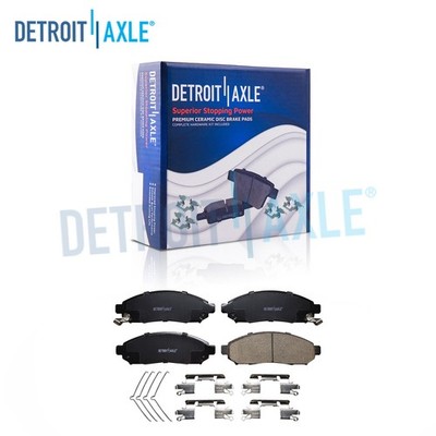 Pair Front Ceramic Pads w/ Hardware Set for 2011 2012 2013 Nissan LEAF