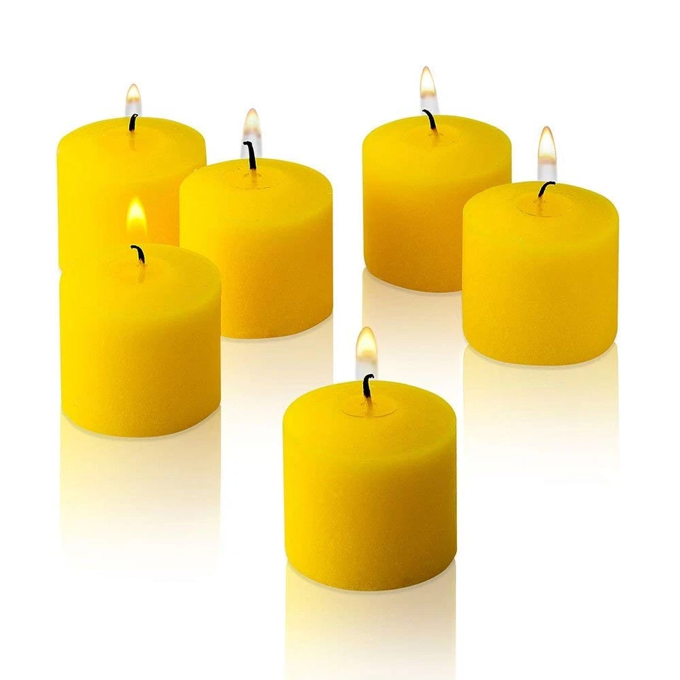 Set of 72 Votive Citronella Candles - Summer Scented Candles - for - Image 4 of 4