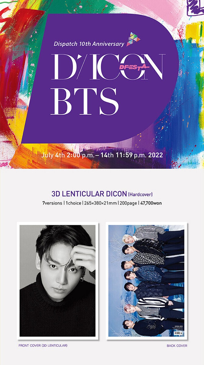 DICON DFESTA BTS Dispatch 10th Anniversary Photobook | eBay