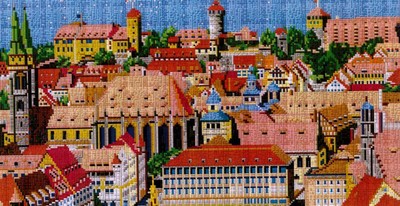 Mini Stecksystem Stadt Nürnberg XXL-Motiv ca. 13.000 Teile mit XXL-Steckvorlage