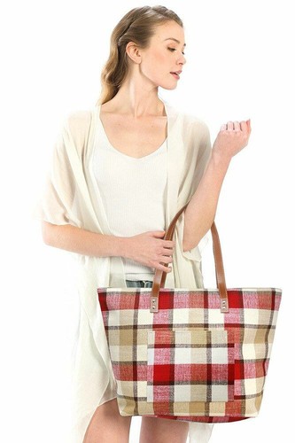 Sisstrevolution Beach Plaid Tote main image 0