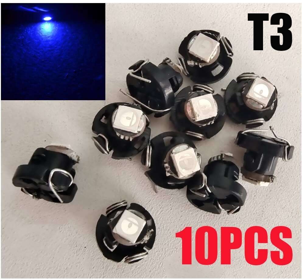 10*LED Dashboard 3030 1SMD Car Cluster Panel Light Gauge Dash Bulbs T3 Neo Wedge