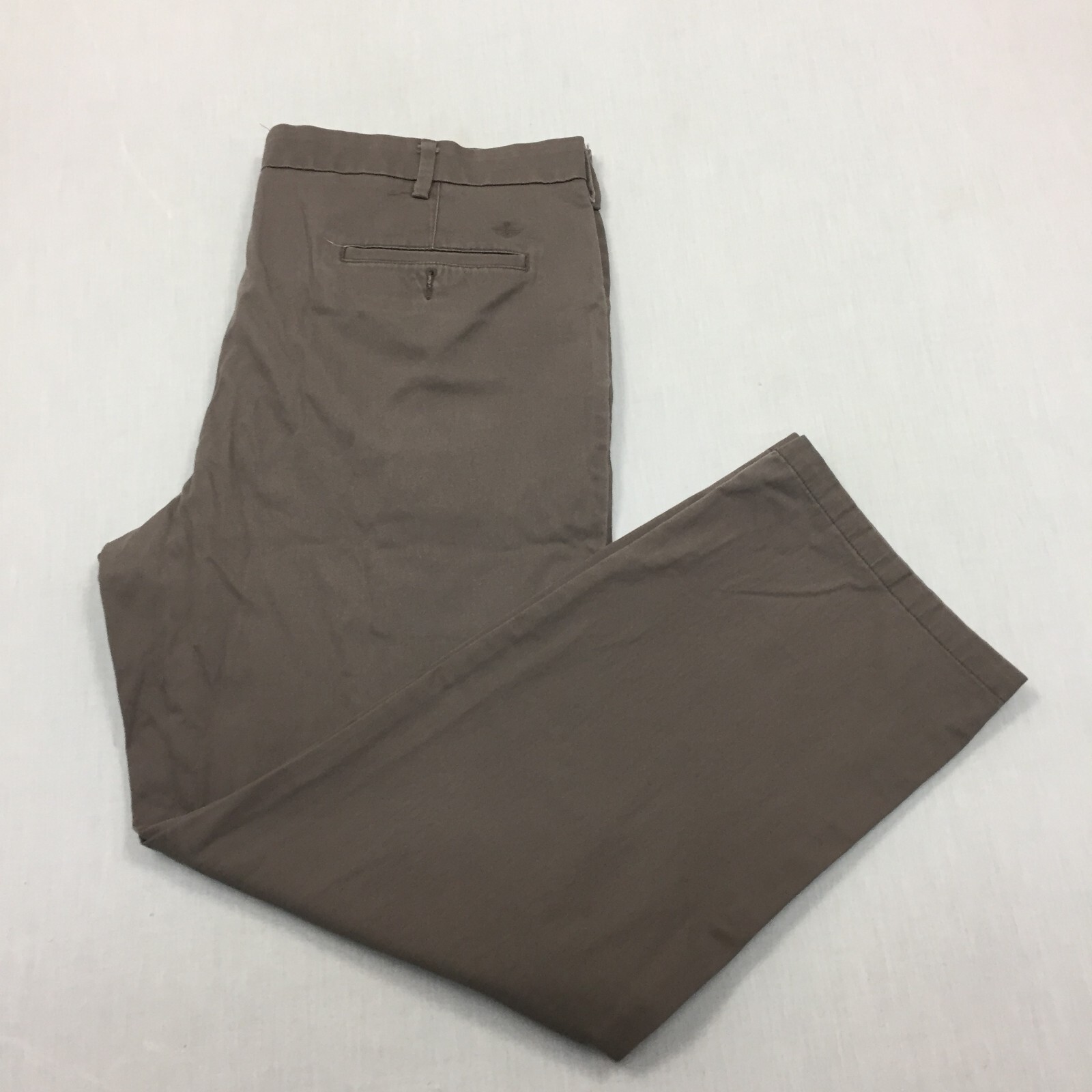 Dockers Chino Trousers Cotton Pants Straight Fit Mens Size 40W 30L Grey