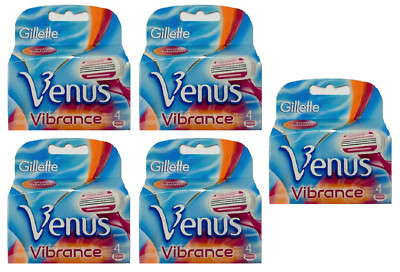 Gillette Venus Vibrance Refill Razor Blades for Women, 20 Cartridges