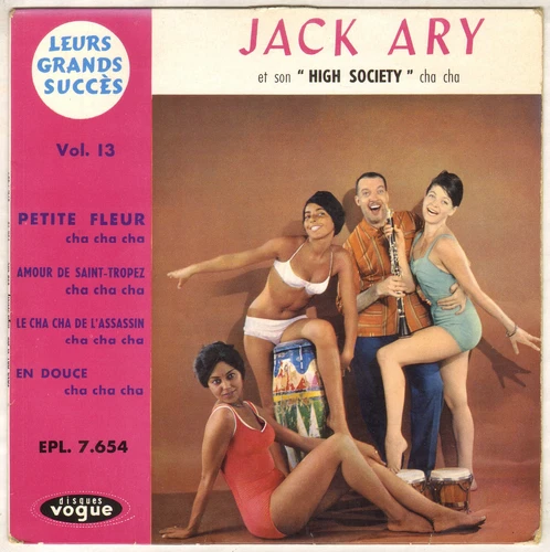 JACK ARY "PETITE FLEUR" CHA CHA CHA EP 1959 VOGUE 7.654