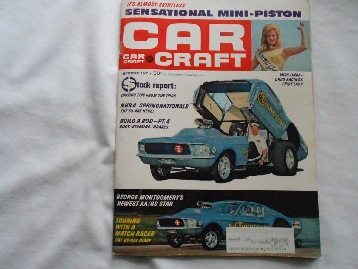 CAR CRAFT Magazine-SEPTEMBER,1967 | eBay