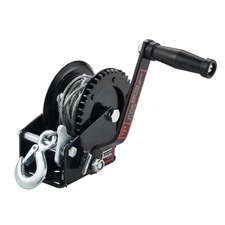 TYT 1600 LB Boat Trailer Winch with 26 ft Steel Cable, High Hardness Hand Winch