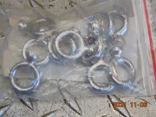 *LOT OF 10* NEW SUNCOR STAINLESS S0324-0005 3/16" FORGED PAD EYE 316 