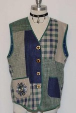 Linen Vest Coat Women Austria Hunting Western Sport Riding Sportalm 40 14 L