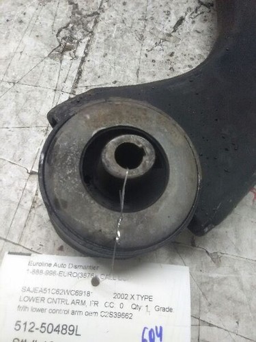 02-07JAGUAR X TYPE Driver Lower Control Arm Front Thru VIN J18051 60368 - Picture 2 of 12