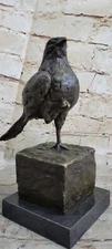 Original Milo Abstract Modern Art Pigeon Bird Art Deco Bronze Sculpture Statue