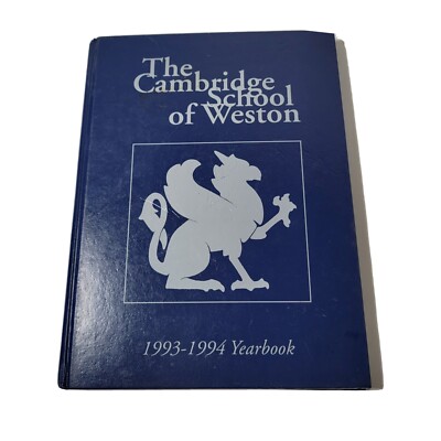 Vtg 1993-1994 The Cambridge School Of Weston Yearbook Hardcover | eBay