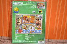 Janlynn I LOVE MY CAT Counted Cross Stitch Kit 140-183 New 11 x 8.25 inches