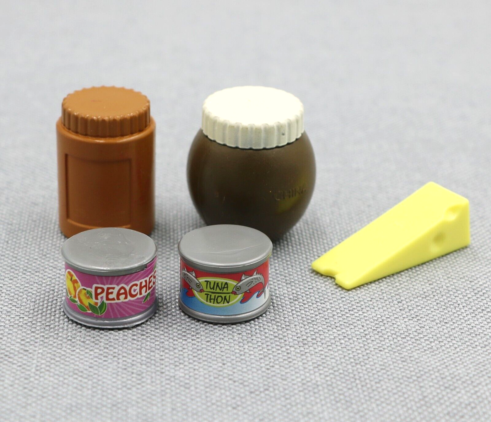 Set 5 of Tuna can peach can cheese & jars fit 18