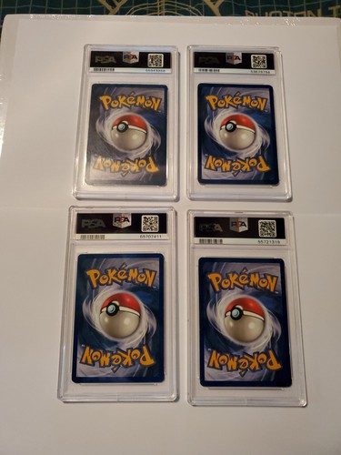 Pokémon Eevee Evolutions Jungle Set - Eevee/Flareon/Jolteon/Vaporeon - PSA 5 EX - Picture 3 of 7