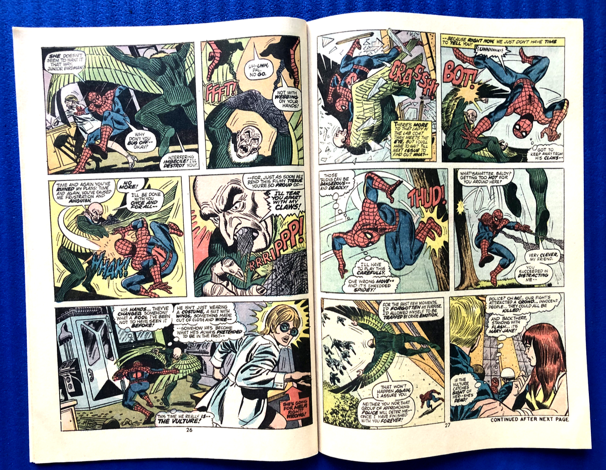AMAZING SPIDERMAN ISSUE 127 - 1973 - THE VULTURE | eBay