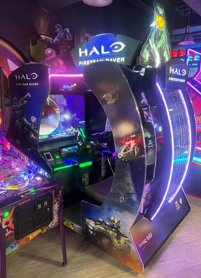 HALO FIRETEAM RAVEN ARCADE MACHINE by RAW THRILLS (Excellent) *RARE* - Image 4 of 4