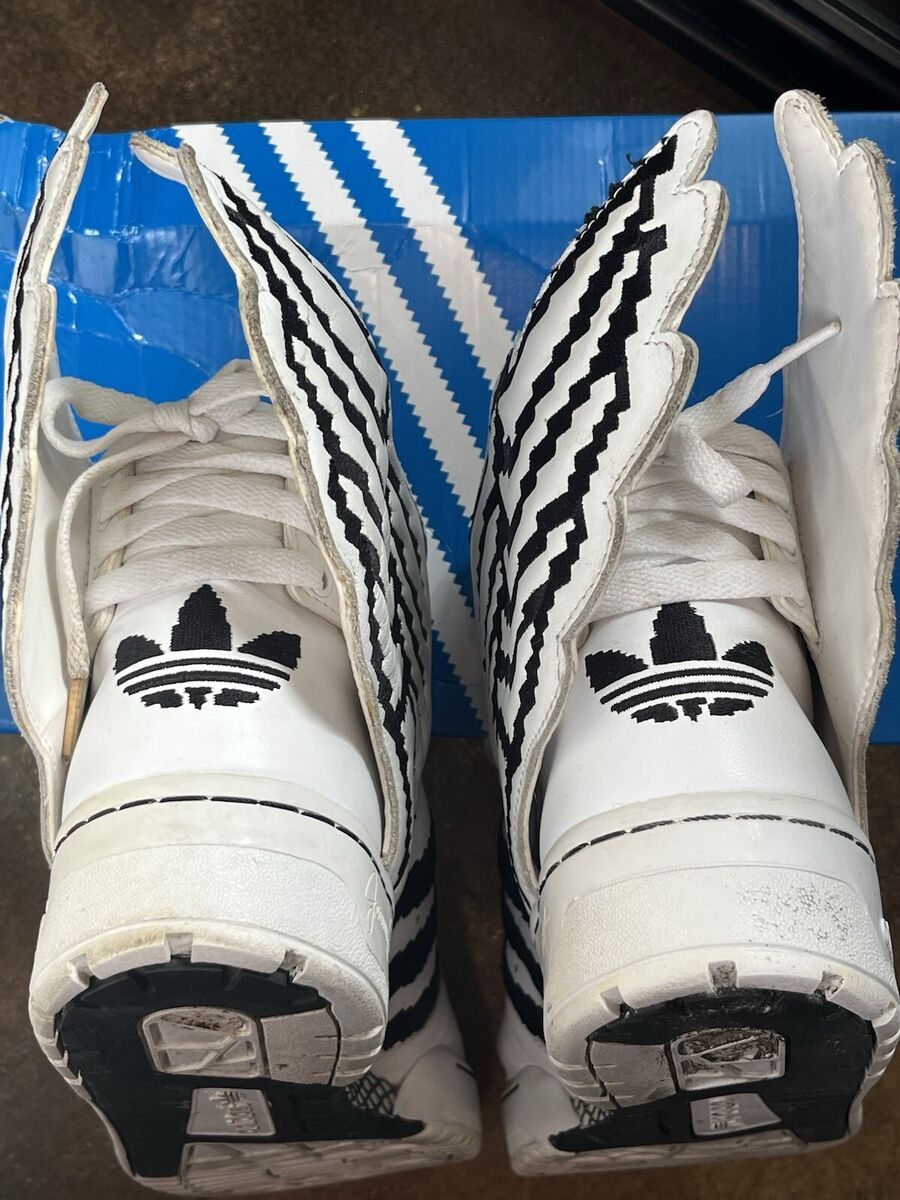 Adidas Wings 2.0 Pixel x Jeremy Scott White Men's Size 10.5 Adidas Wings 2.0 Pixel x Jeremy Scott White Men's Size 10.5